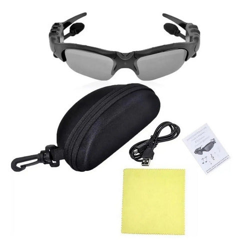 Gafas De Sol Con Bluetooth Micrófono Mp3 + Lentes De Regalo