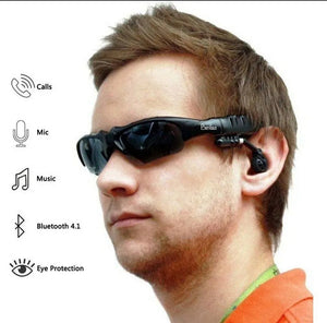 Gafas De Sol Con Bluetooth Micrófono Mp3 + Lentes De Regalo