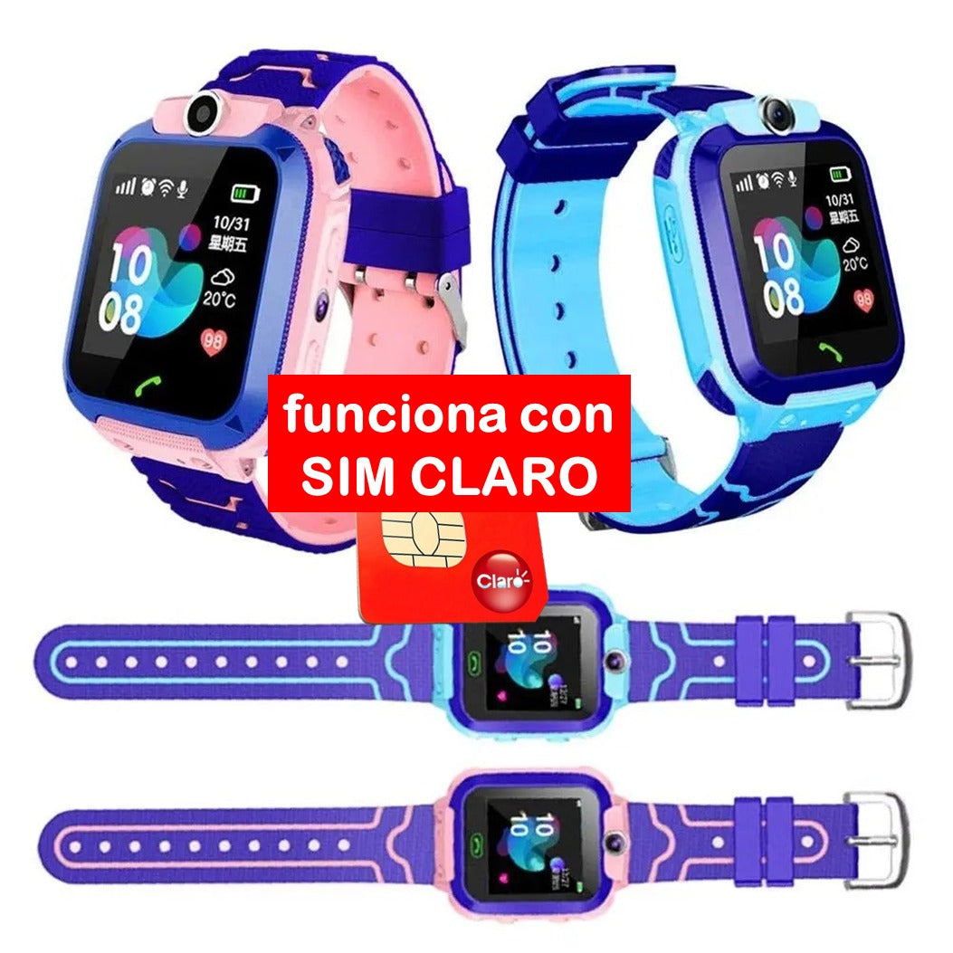 Reloj Inteligente Q12 Para Niños Con Voz